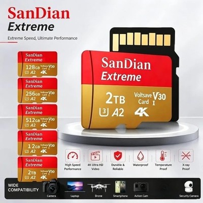 2026 New Original 1TB Micro TF/SD 128GB 256GB Card Memory Card Mini Memory Card 