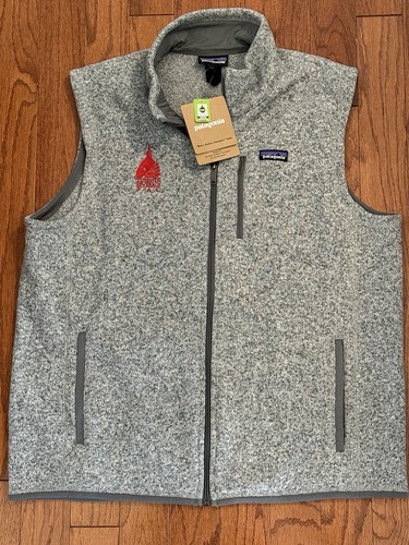 NWT Patagonia Men’s Better Sweater Vest Stonewash Gray Size XXL w/ company logo - Picture 2 of 6