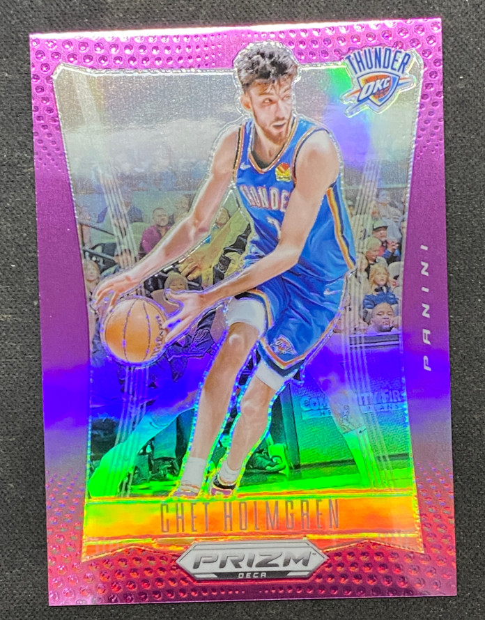 Chet Holmgren 2023-24 Panini Prizm Deca 97/99 Purple Thunder #148