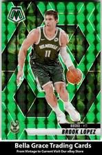 2024-25 Panini Mosaic #45 Brook Lopez Milwaukee Bucks Green Mosaic