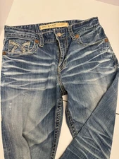 Big Star Jeans Mens 33 L Limited Vintage Collection Pioneer Heavy Denim   BUCKLE