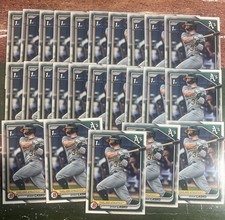 2024 Bowman Ryan Lasko (25) Card 1st Bowman Lot Oakland A’s #BP-105