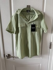 BoohooMAN Shirt and Shorts Set in Green New with tags, never worn 