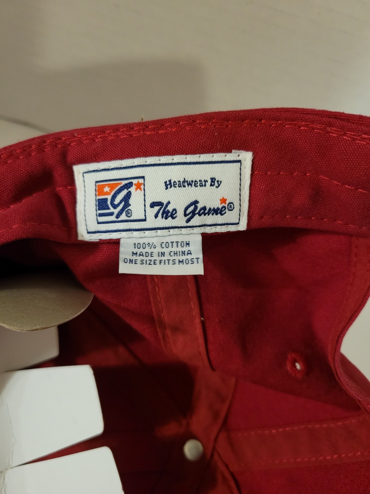 Cabela's Burgundy Solid Baseball Cap One Size Fit… - image 5