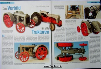 FORDSON F TRACTOR TRECKER in 1-16 von DANBURY MINT...ein Modellbericht #0104m