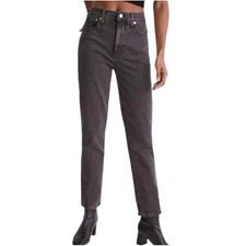 Madewell The Perfect Vintage Jean in Lunar Black Gray Wash Size 27 MD711