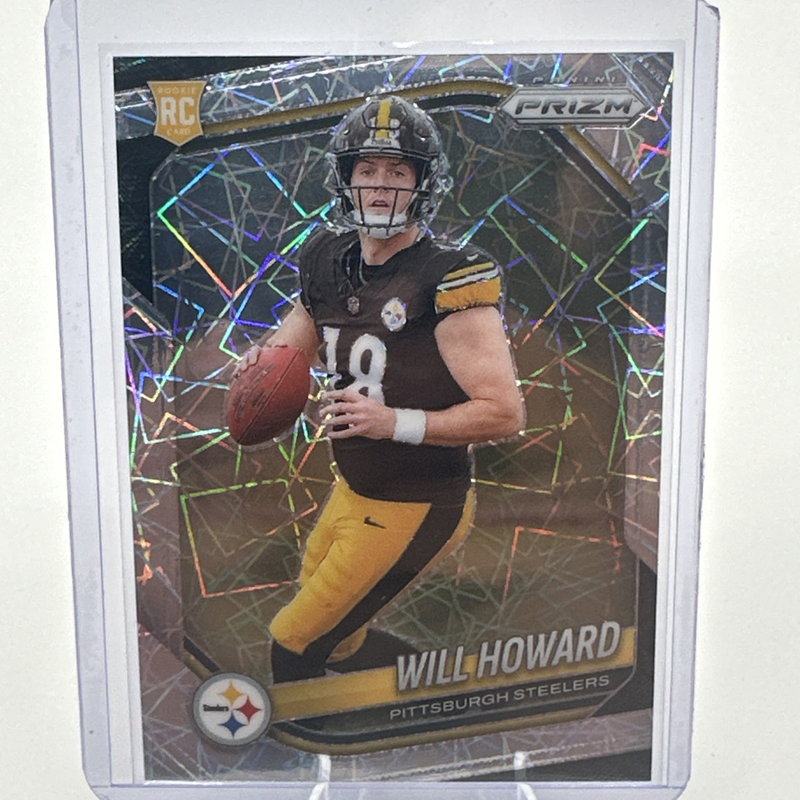 2025 Panini Prizm - Rookies Will Howard #367 Lazer Prizm (RC)