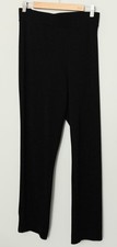 Talbots Black Pants Womens Size 3X Black Pullon Polyester Spandex Cute Hems