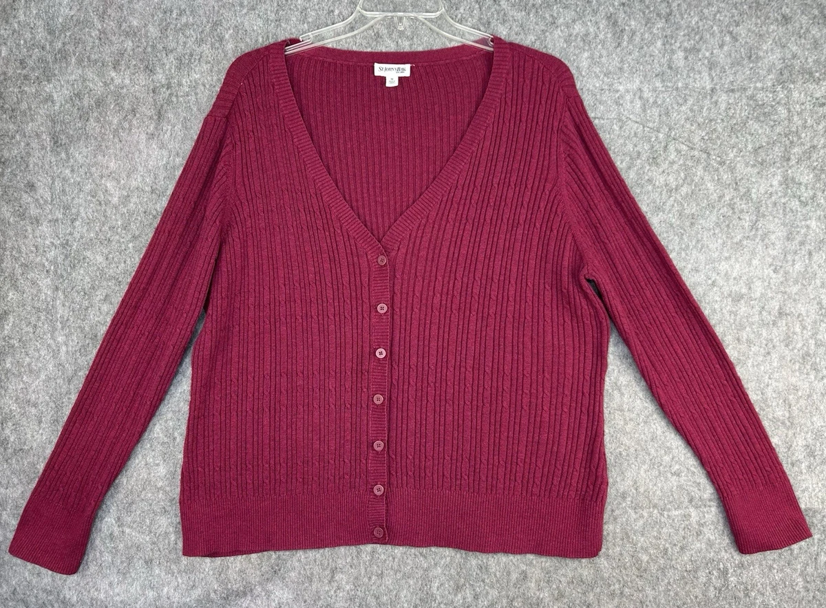 St. John's Bay Cotton Cardigan Sweaters for Women for sale | eBay