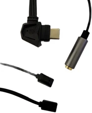 U-Clear Motion Series Bluetooth Helmet Audio System 3.5mm USB-C Adapter Dongle