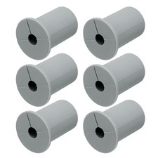 6Pcs Wall Grommets for Cables 1" with 8.5mm Hole Gray No Thread