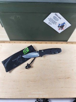 Benchmade 585 #6Gr Light usage on blade and handles.