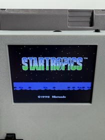 NES Lot of 5 Games: Simpsons, Ice Hockey, Star Tropics, Swords Serpants, NFL...