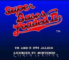 Super Bases Loaded 2 - SNES Super Nintendo Game
