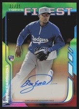 2014 Finest #RA-EA Erisbel Arruebarrena Rookie Autographs Red /25 SN,AU,RC