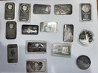 Lot of (15) Unique 1 oz. Silver Bars and Rounds .999 Fine Silver