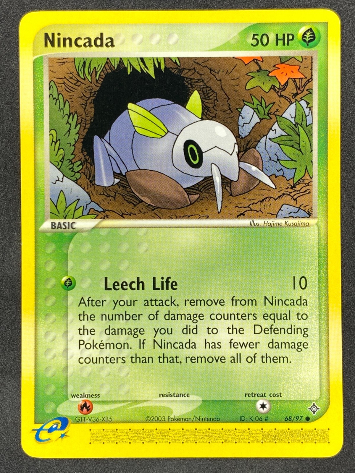 Pokémon Nincada 68/97 DR EX Dragon NM