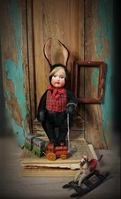 Teddy Doll Rabbit Vintage Style Eco-Friendly Gift