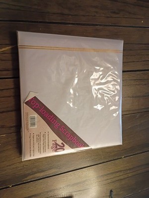 A.C. Moore 12x12 Top Loading Scrapbook Album 20 Pages White New Sealed