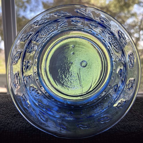 Vintage Mikasa Cobalt Blue Glass Bowl Set of 4 Excellent 4” - Picture 10 of 10