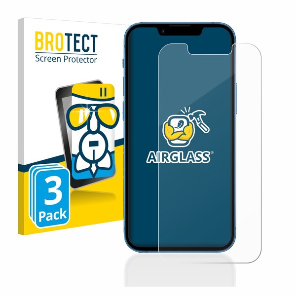 3X Panzerfolie Schutzglas FüR Apple Iphone 13 Mini Displayschutz-image