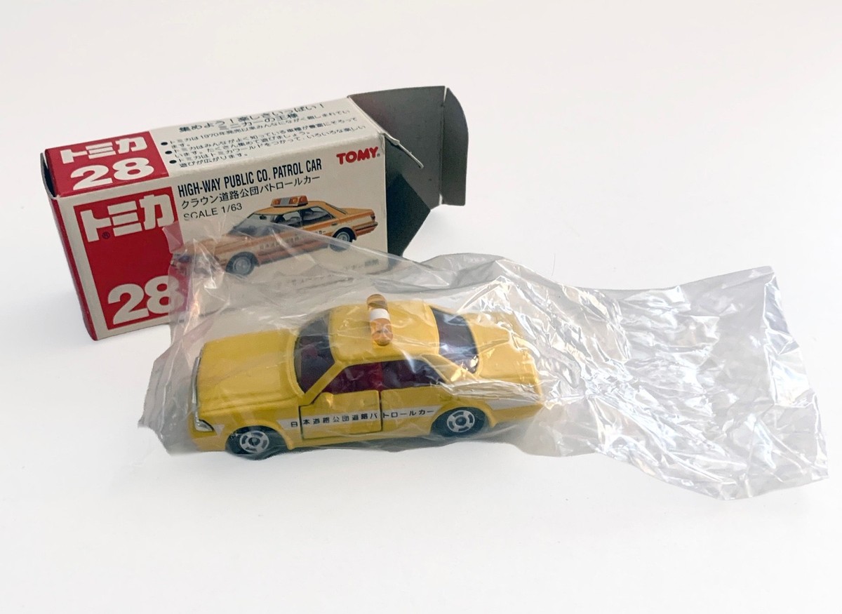 ヴィンテージ DENNISON ミニタグ　一箱　b26 ∞ NIB Vintage Tomica Toyota Crown TOMY #28 HIGH-WAY PATROL CAR