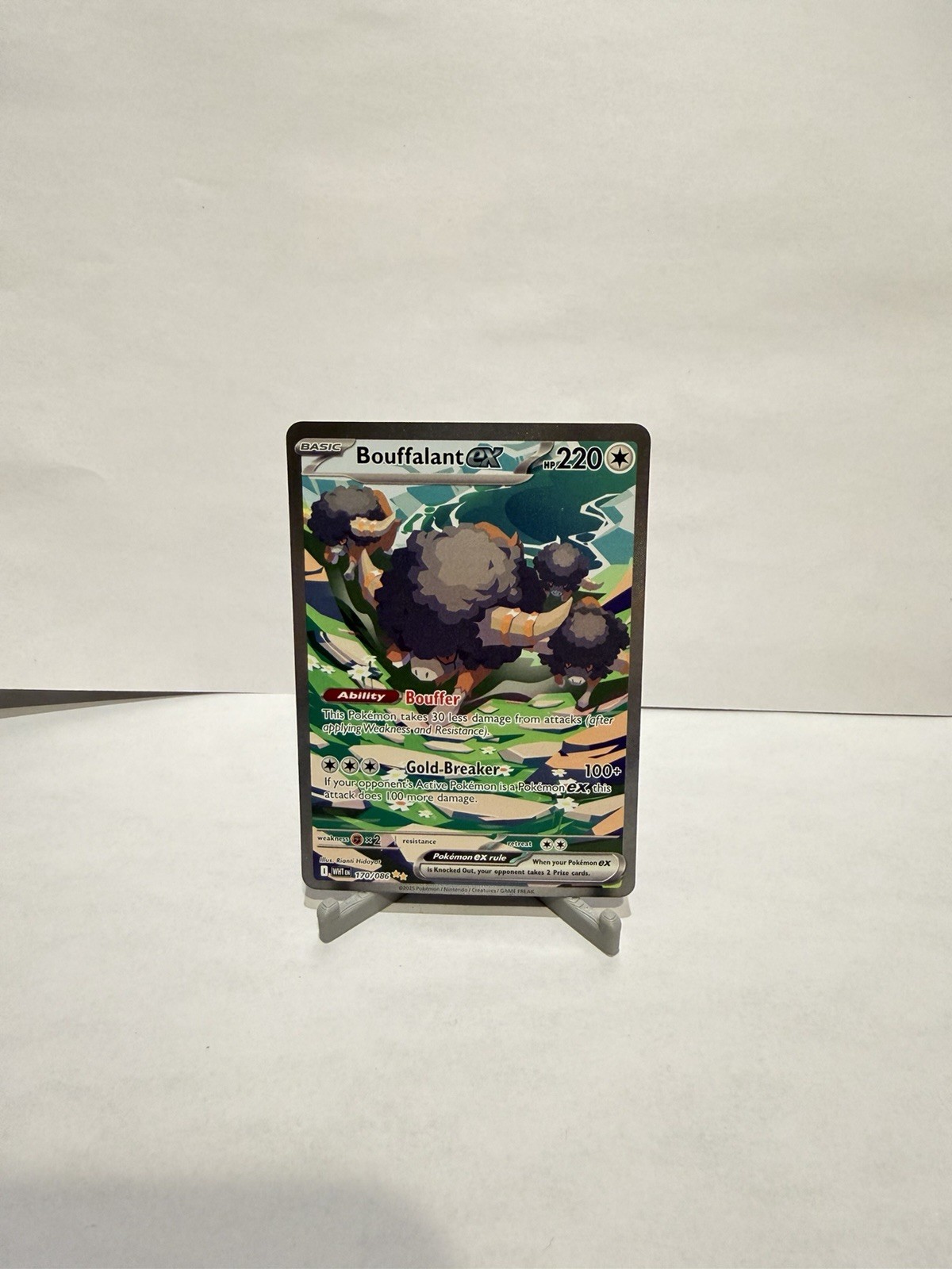 Bouffalant ex - 170/086 SV: White Flare Special Illustration Rare NM
