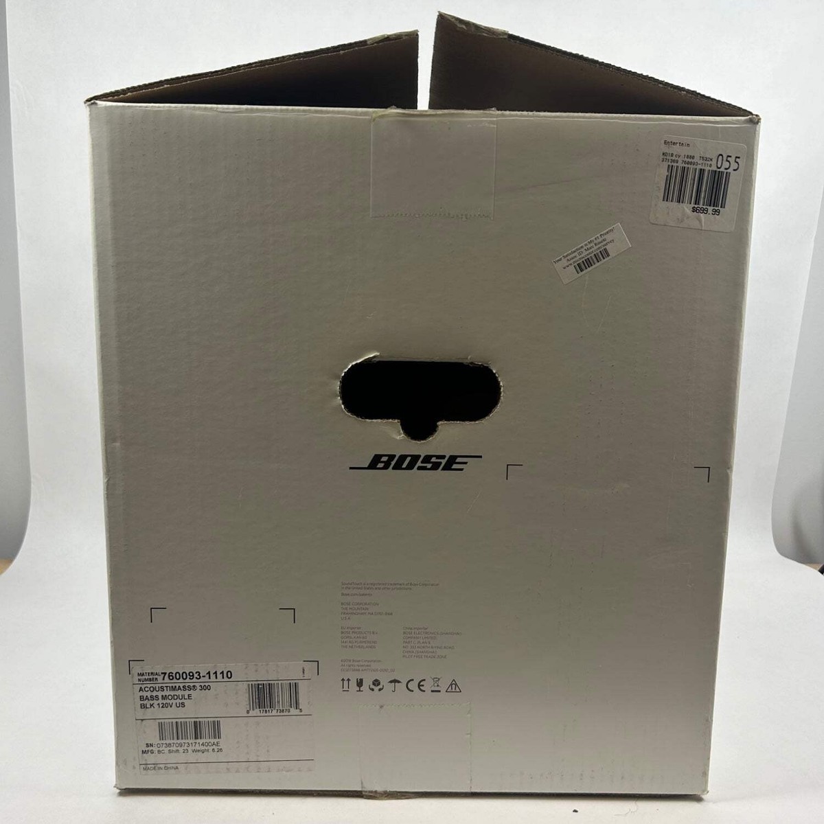 スピーカー・ウーファー Acoustimass 300 bass module bose Amazon.com: Bose Acoustimass 300 Wireless Bass Module, Black