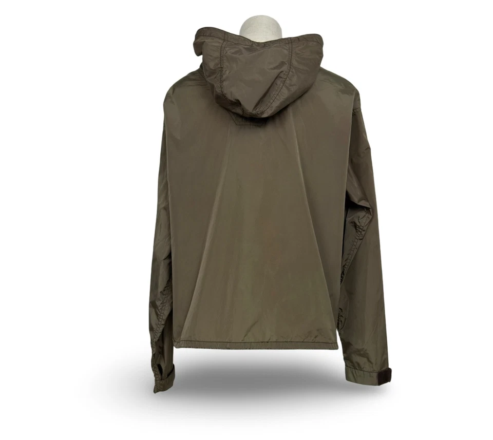Prada Nylon Anorak Jacket Pull-on Oversized Hooded Womens M ( flawed ) - Image 3 of 4