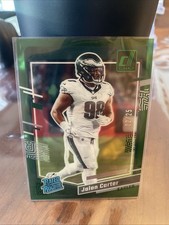 2023 Panini Clearly Donruss Rated Rookie Green 22/25 Jalen Carter #64