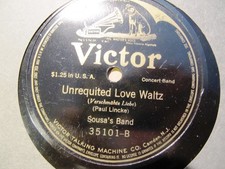 1909 John Philip SOUSA's BAND Paul Lincke Unrequited Love/ Apple Blossoms VICTOR