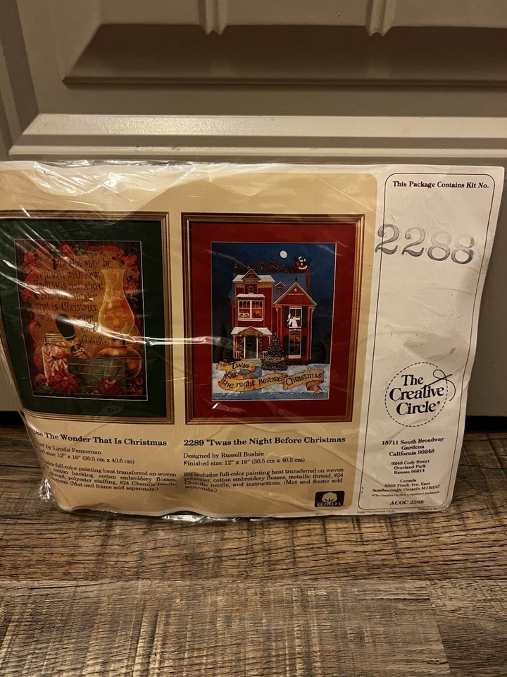 Kits de punta de aguja de bordado círculo creativo vintage y más lote de 19 Foto 4 de 4