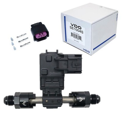 GENUINE Continental/VDO GM Flex Fuel Sensor +6AN Fittings +Terminal Kit 13577429