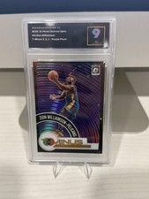 2020-21 Panini Donruss Optic - T-Minus 3, 2, 1 Zion Williamson #8 Purple Prizm
