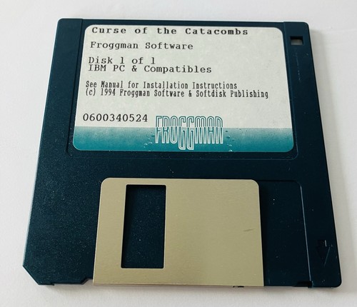 Curse Of The Catacombs IBM (1) Disc And Box And Manual Included, Please Read! - Picture 3 of 23
