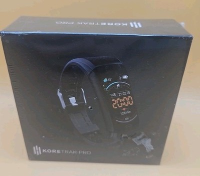 Koretrak Pro Smart Watch Black Multi-Sport & Health Activity Tracking Fitness