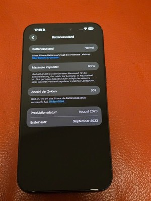 Apple iPhone 15 Pro Max 256 GB   Titan Blau   Top Zustand mit OVP