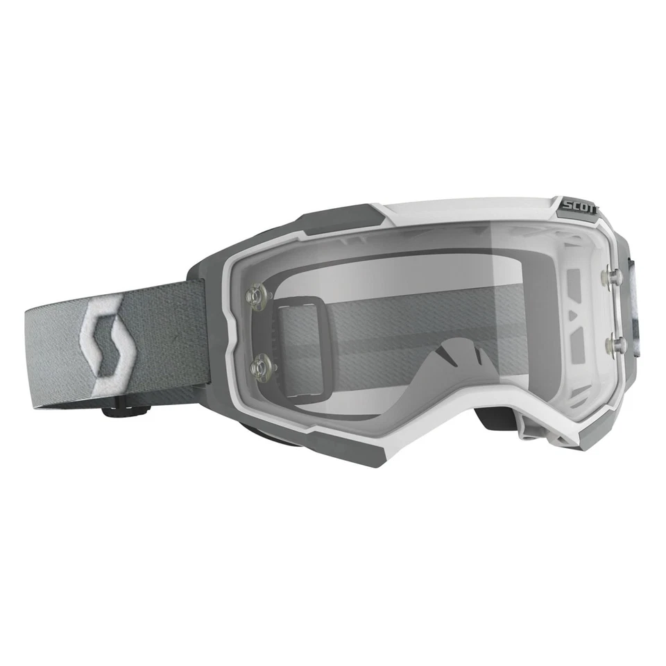 Scott Fury Goggles - White/Gray Clear Works Lens 274514-1039113 - Imagem 2 de 4