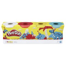 Play-Doh 4 Pack 4 oz Cans Classic Colours Modeling Compound by Hasbro