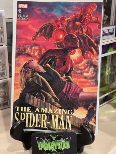 THE AMAZING SPIDER-MAN #18 2025 NM 1ST PRINT LEE BERMEJO VARIANT AMAZING VISIONS