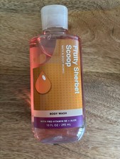 Bath and Body Works Fruity Sherbet Scoop Shower Gel Body Wash 10 oz New