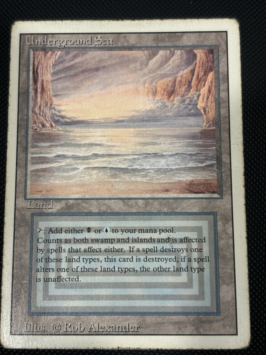 Underground Sea　3ed　mtg Magic MTG 3rd Edition Revised Underground Sea Cgc 8.5 Nm/MINT+ | eBay