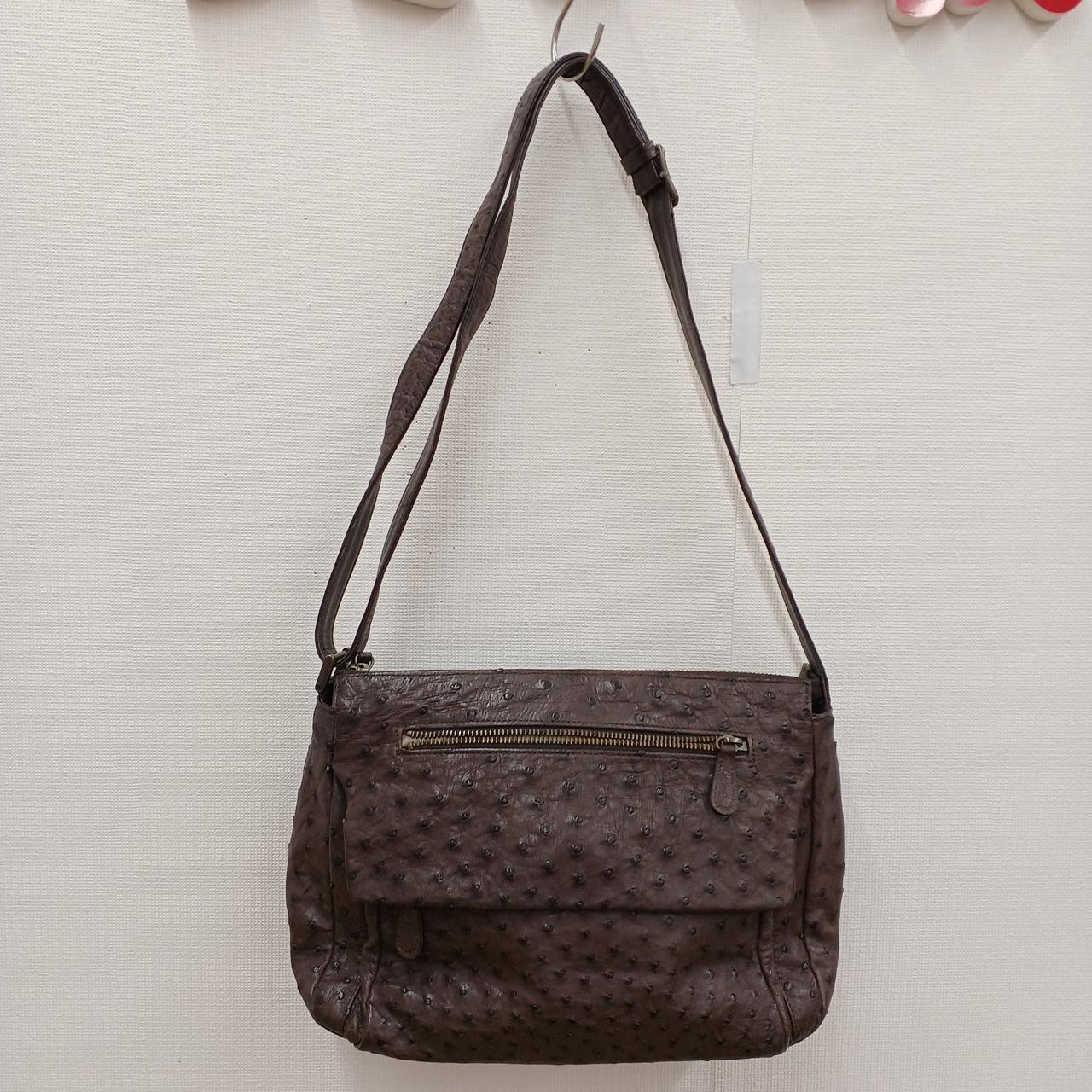 Shoulder Bag Model BRN Condition considered Ostri… - image 1