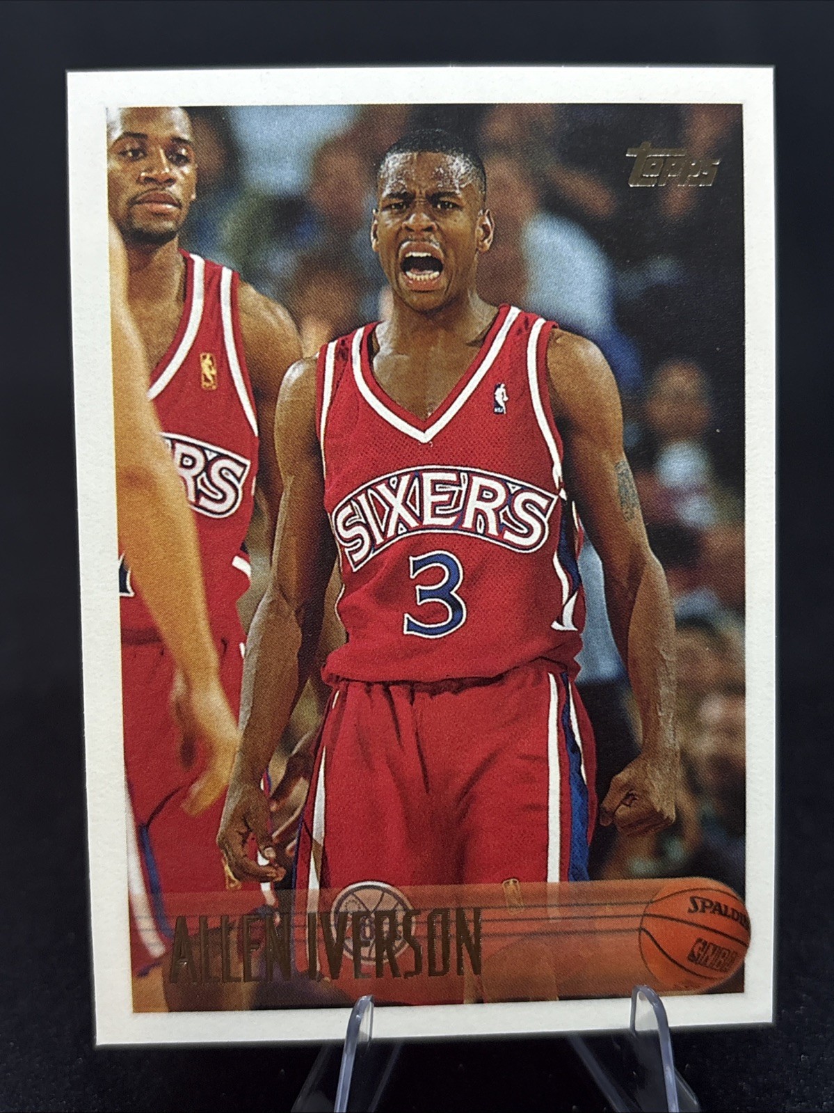 1996-97 Topps #171 Allen Iverson RC ROOKIE PHILADELPHIA 76ERS HOF