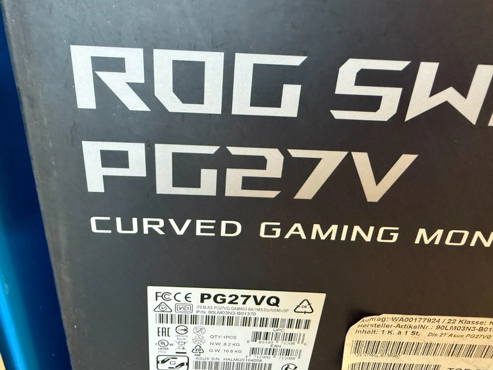 ASUS ROG Swift PG27VQ 27 Zoll 16:9 Breitbild TN LCD Monitor - Gaming Monitor - Bild 3 von 4