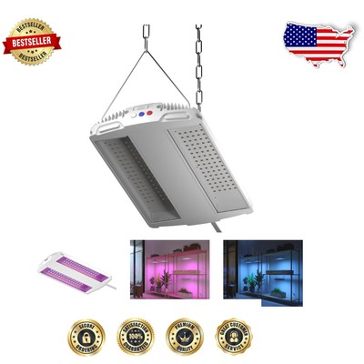 78W Adjustable Full Spectrum Indoor Grow Light with Timer - Optimal Plant Growth