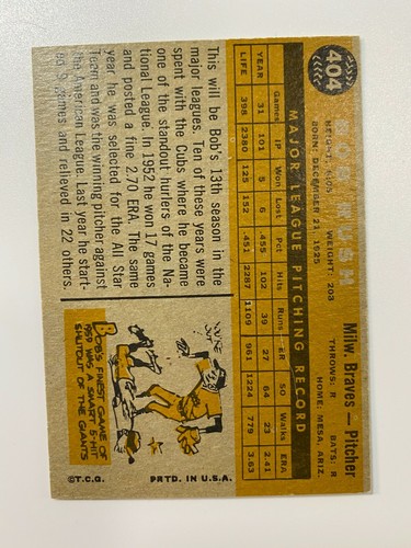1960 Topps - Complete Your Set 1-572 VG to Near Mint Free Shipping - Picture 46 of 115