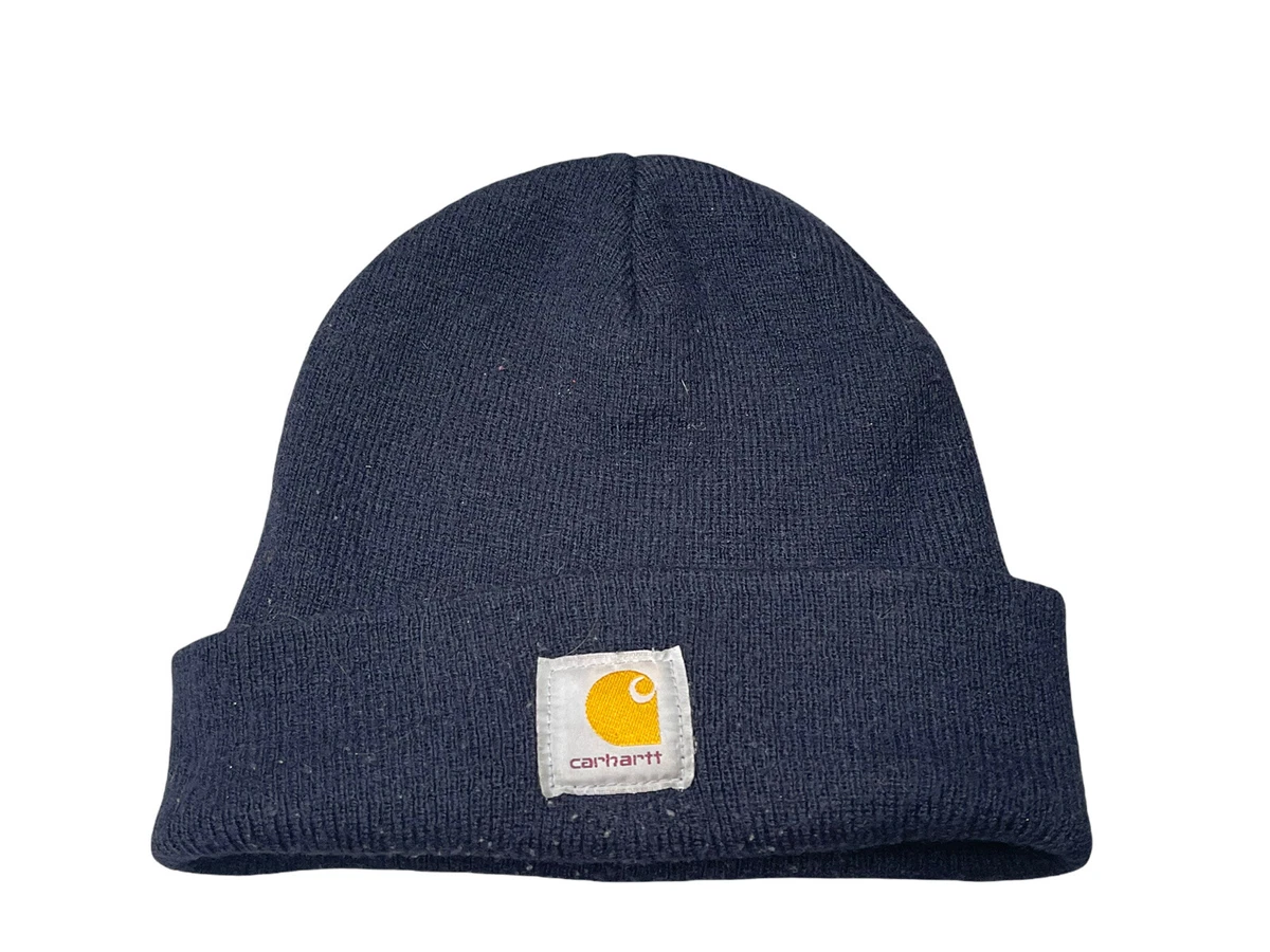 carhartt navy blue beanie