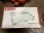 bedside shelf for bed -white bedside tray w/cup holder & cable holder insert 15"