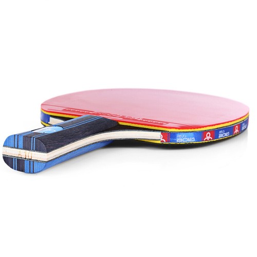 1 Pair 7 Ply Professional Table Tennis Ping Pong Racket Paddle Bat Balls Bag Set - Picture 10 of 12